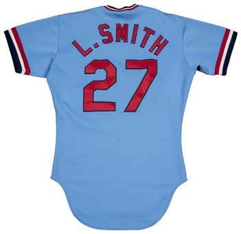 1983 Lonnie Smith Game Used St. Louis Cardinals Road Jersey
